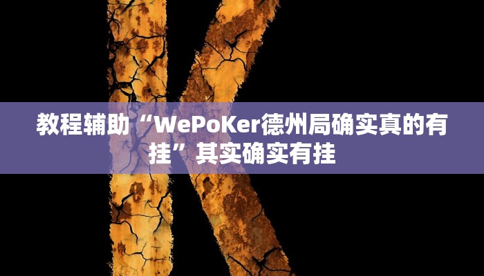 今日教程“impoker透视挂破解版”其实确实有挂