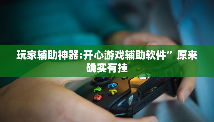 玩家辅助神器:开心游戏辅助软件”原来确实有挂