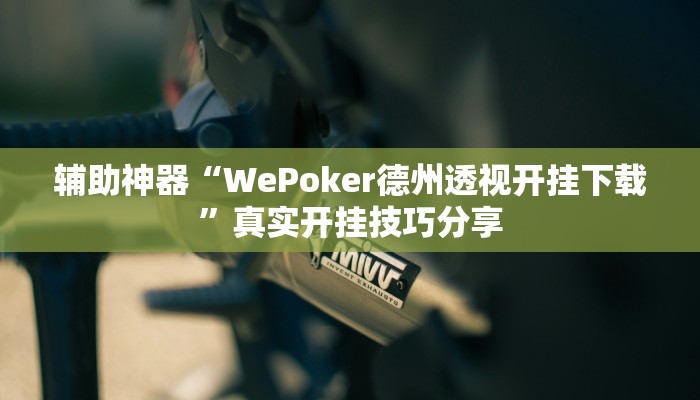 辅助神器“WePoker德州透视开挂下载”真实开挂技巧分享 辅助神器“WePoker德州透视开挂下载”真实开挂技巧分享
