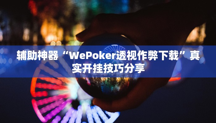 教程辅助“微乐宁夏开挂器通用版”开挂(透视)辅助教程