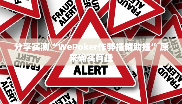 分享实测“WePoker作弊挂辅助挂”原来确实有挂 分享实测“WePoker作弊挂辅助挂”原来确实有挂