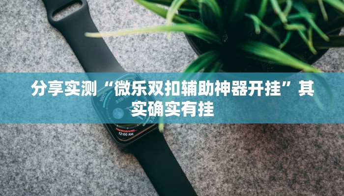 分享实测“微乐双扣辅助神器开挂”其实确实有挂 分享实测“微乐双扣辅助神器开挂”其实确实有挂