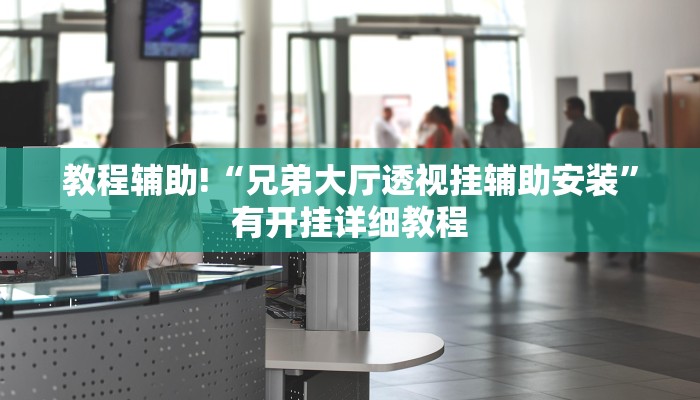 教程辅助!“兄弟大厅透视挂辅助安装”有开挂详细教程
